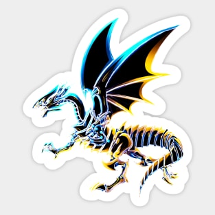 Blue eyes white dragon Sticker